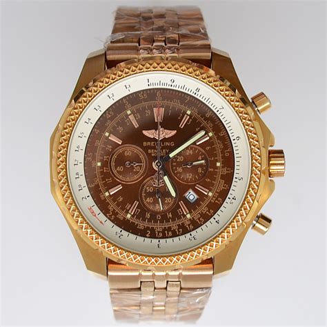 breitling bentley rose gold replica|breitling bentley replica.